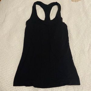 Lululemon black tank top - size 6